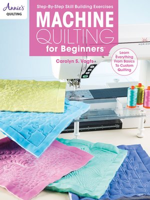 Machine Quilting for Beginners - ebook